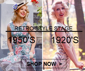 Shop timeless retro style clothes only at Retro-stage.com